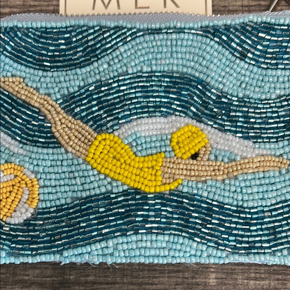 Sol & Mer | Beaded Swimmer Wallet - Picture 2 of 4
